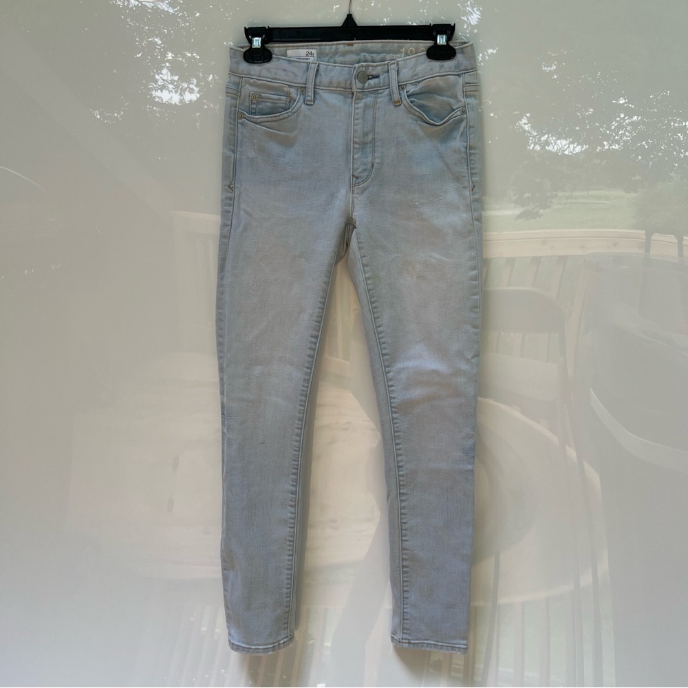 GAP Women’s Light Wash Always Skinny High Rise Jeans Size 24 Regular